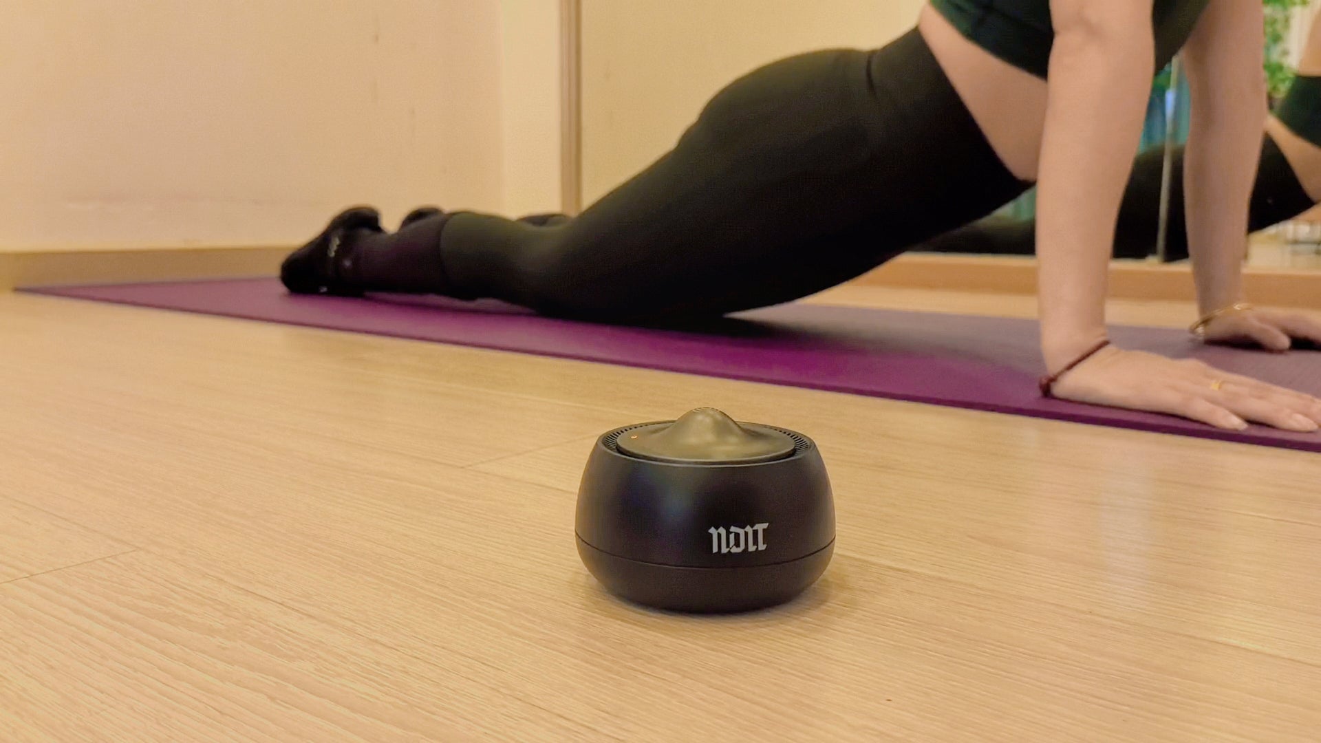 Using Zenbowl while practicing yoga