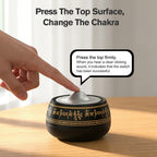 Portable Electronic Tibetan Singing Bowl for Yoga, Relaxation, Reiki, Meditation, Best Gift Choice, 8 Chakra Modes(Crown-Root）