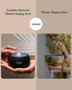 Portable Electronic Tibetan Singing Bowl for Yoga, Relaxation, Reiki, Meditation, Best Gift Choice - NDLT