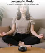 Portable Electronic Tibetan Singing Bowl for Yoga, Relaxation, Reiki, Meditation, Best Gift Choice - NDLT